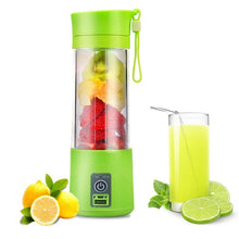 Load image into Gallery viewer, 3 Colors 380ml Portable USB Juicer Cup